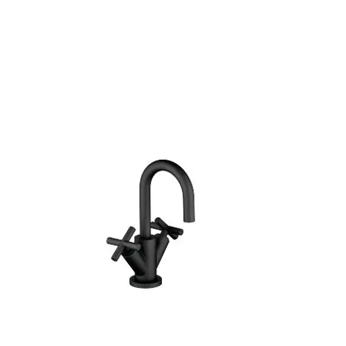 Dornbracht-TARA.-Waschtisch-Einlochbatterie-mit Ablaufgarnitur-Ausladung 100mm-schwarz matt, 22302892-33, Artikel in Kategorie